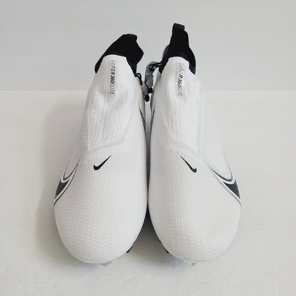 NEW Nike Vapor Edge Elite 360 Flyknit Football Cleats CV6282-108 Size 12 White
